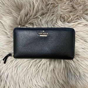 Kate Spade Black Leather Wallet
